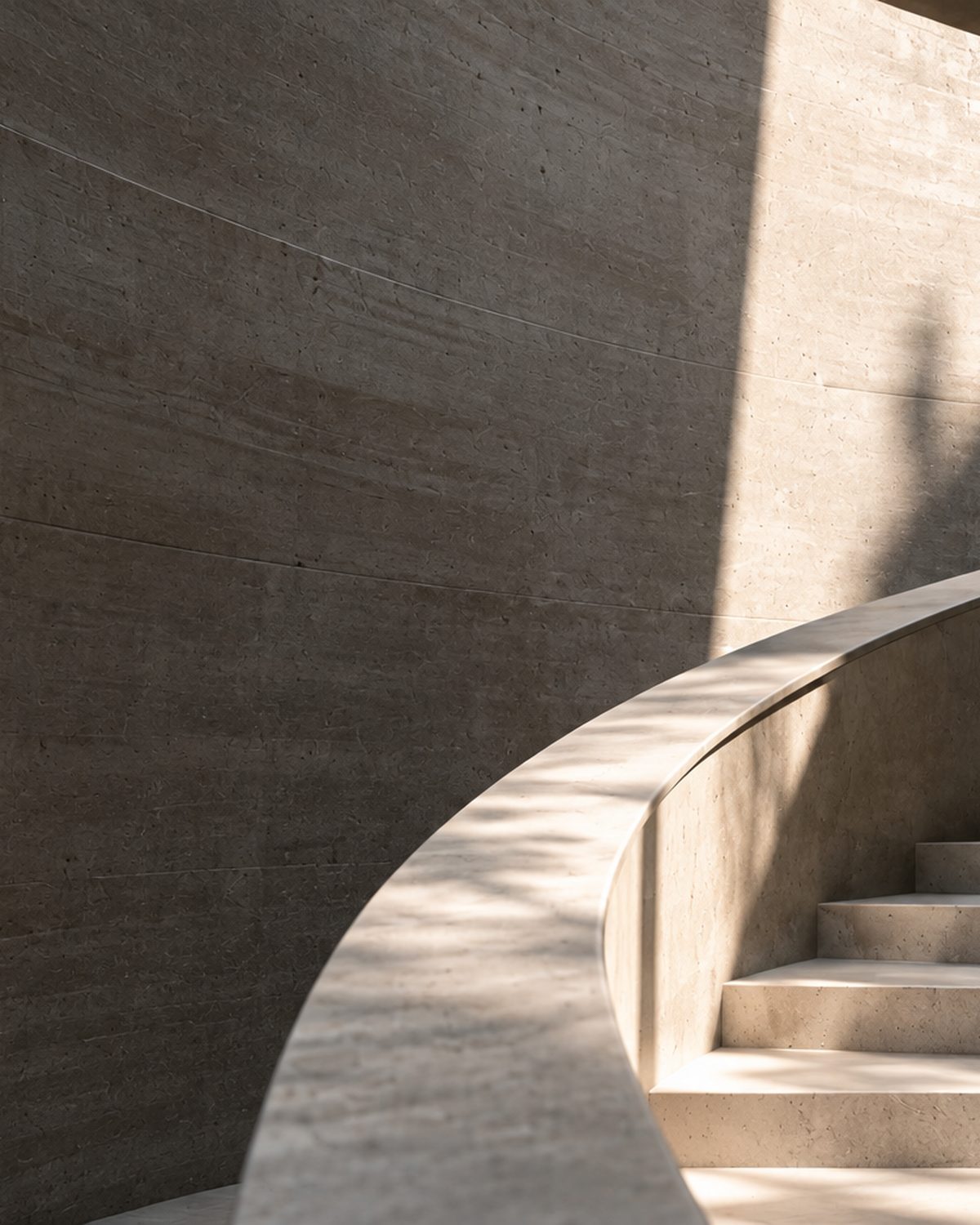 Treppe aus Sichtbeton